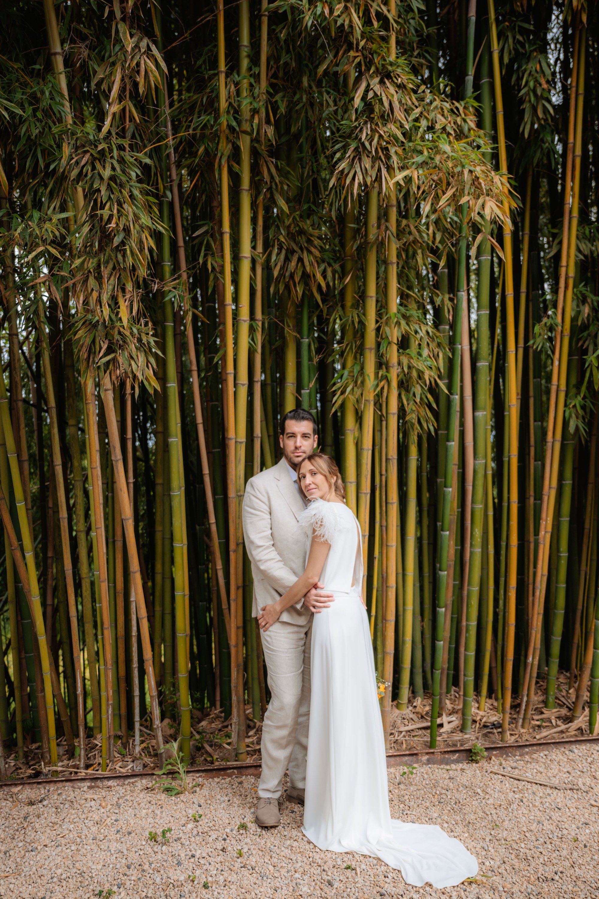 Black and white wedding photograph by Aly Zamora
